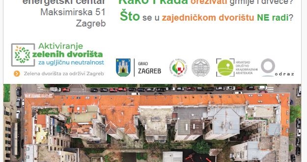 Najava!! Radionica 18.2.2026./srijeda/17:30/ZEC/Zeleno dvorište koje spaja susjede